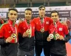 4 طلا و یک نقره سهم مس در مسابقات قهرمانی آسیا