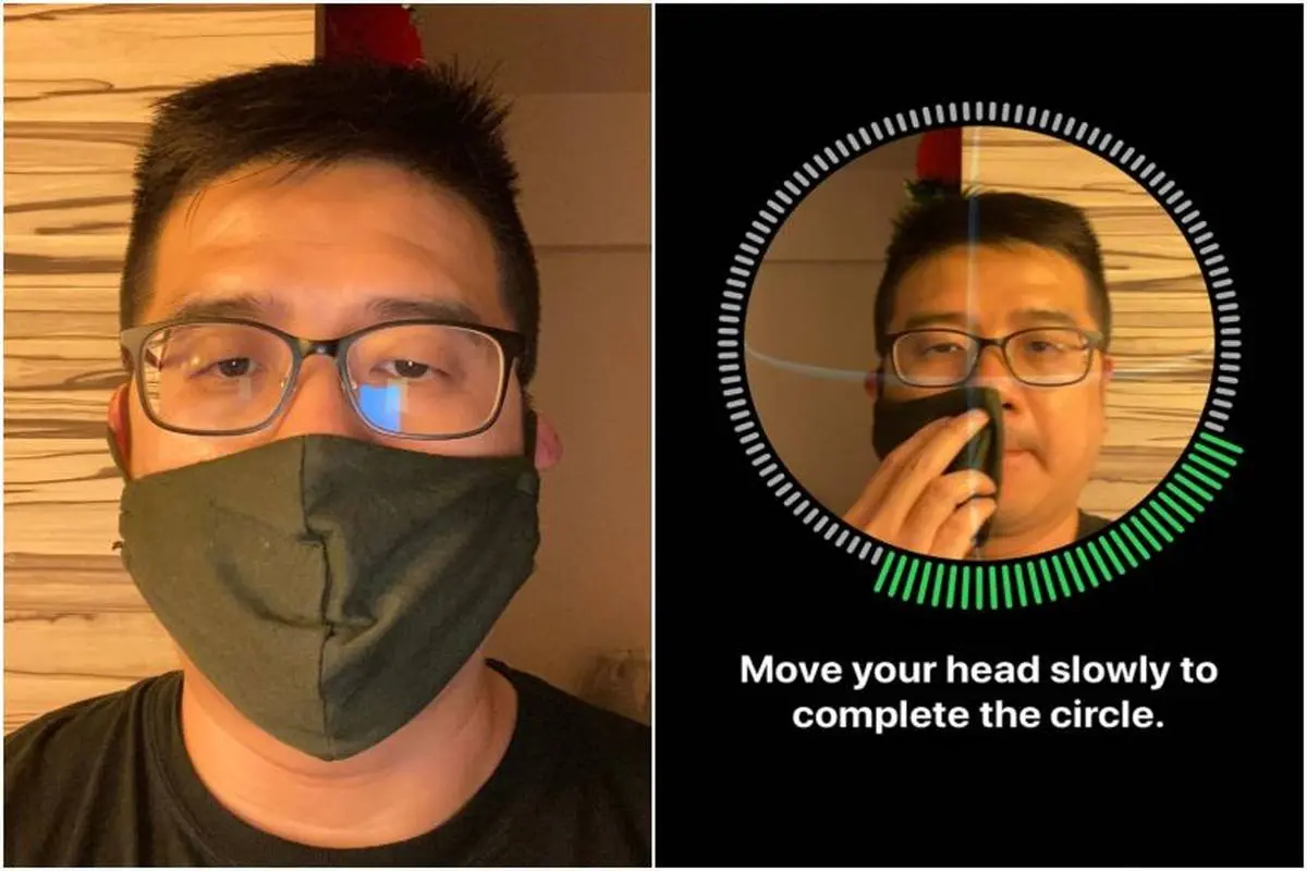 آموزش تنظیم گوشی آیفون برای فعال کردن قابلیت تشخیص چهره با ماسک