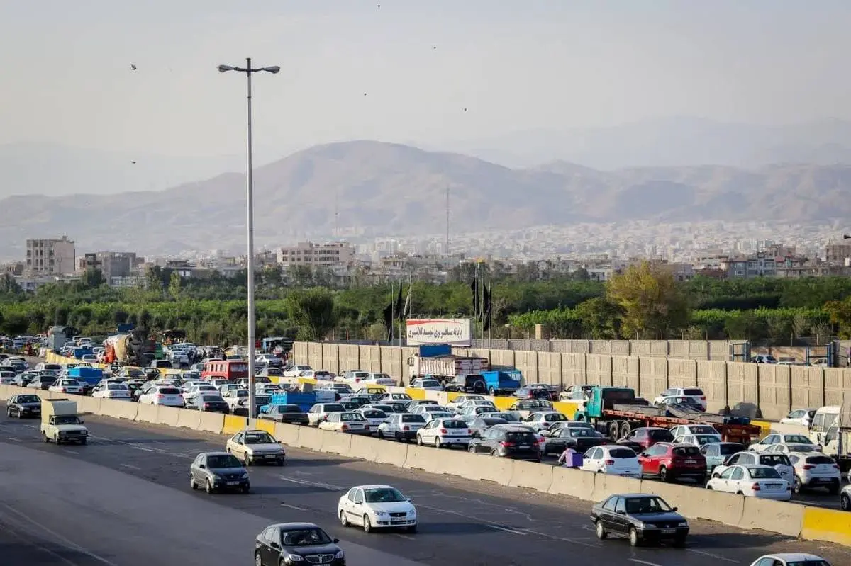 ترافیک سنگین در آزاد راه تهران -کرج| هشدار رئیس پلیس راه البرز