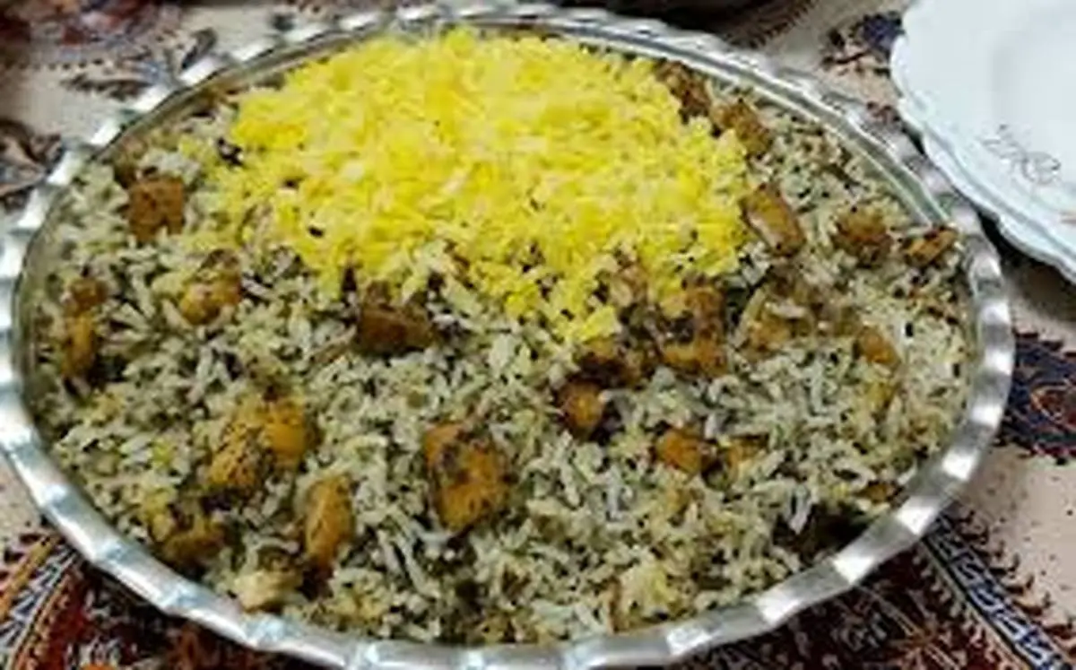 طرز تهیه کته گشنیز غذای خوشمزه ایرانی