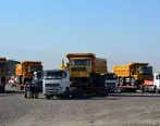 ورود 5 دستگاه بیل مکانیکی و 40 دستگاه کامیون تراک به مجتمع سنگان