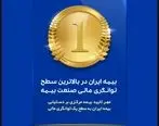 برتری بیمه ایران در صنعت بیمه کشور با بیش از51 هزار میلیارد ریال ظرفیت مجاز قبولی ریسک