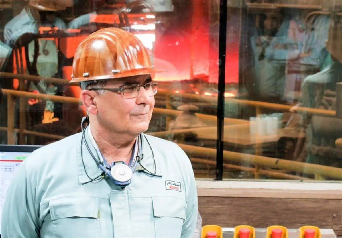 پیام تبریک مدیرعامل فولاد هرمزگان جهت کسب رکورد ماهیانه تولید تختال