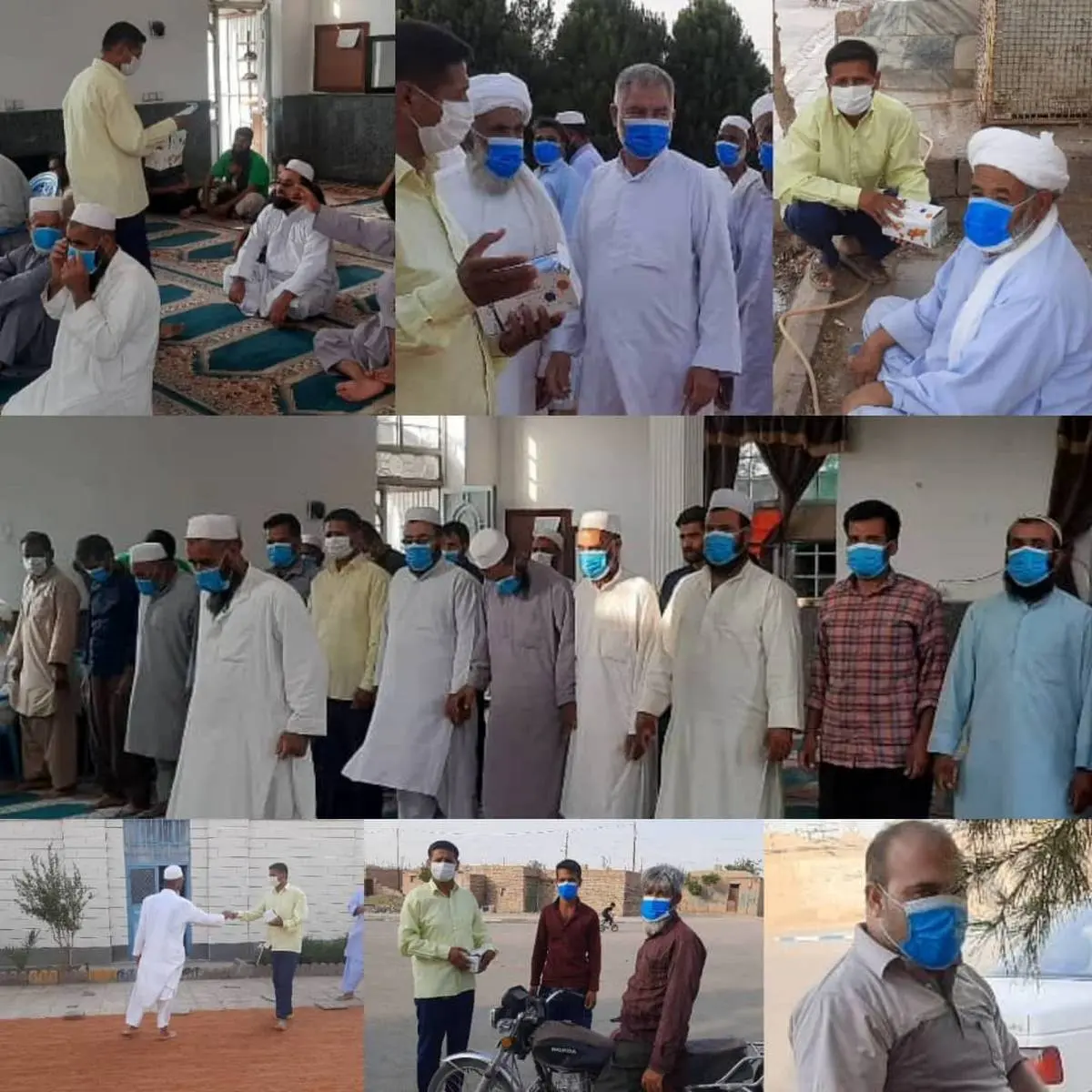 اجرای طرح « مسجد سنگر سلامت » توسط جهادگران بسیجی روستای مژن آباد