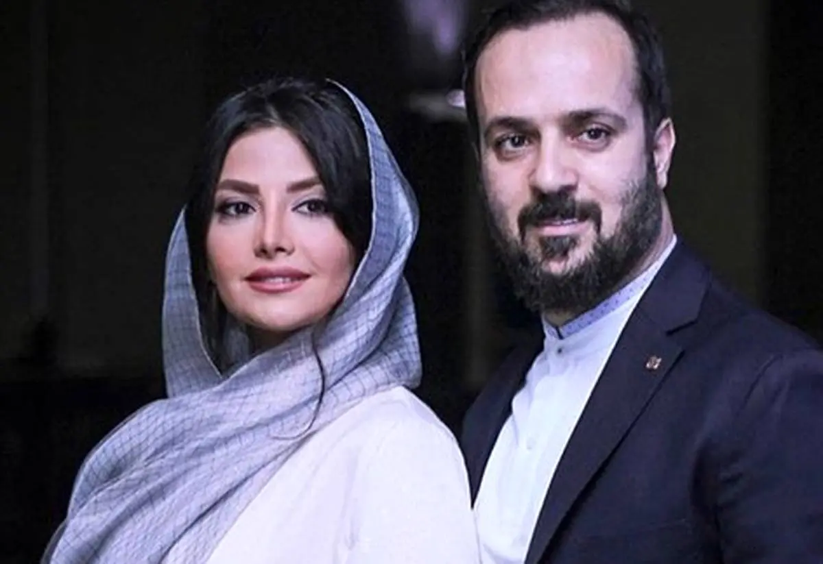 عکس لورفته از احمد مهرانفر بازیگر پایتخت در کنار همسرش + عکس