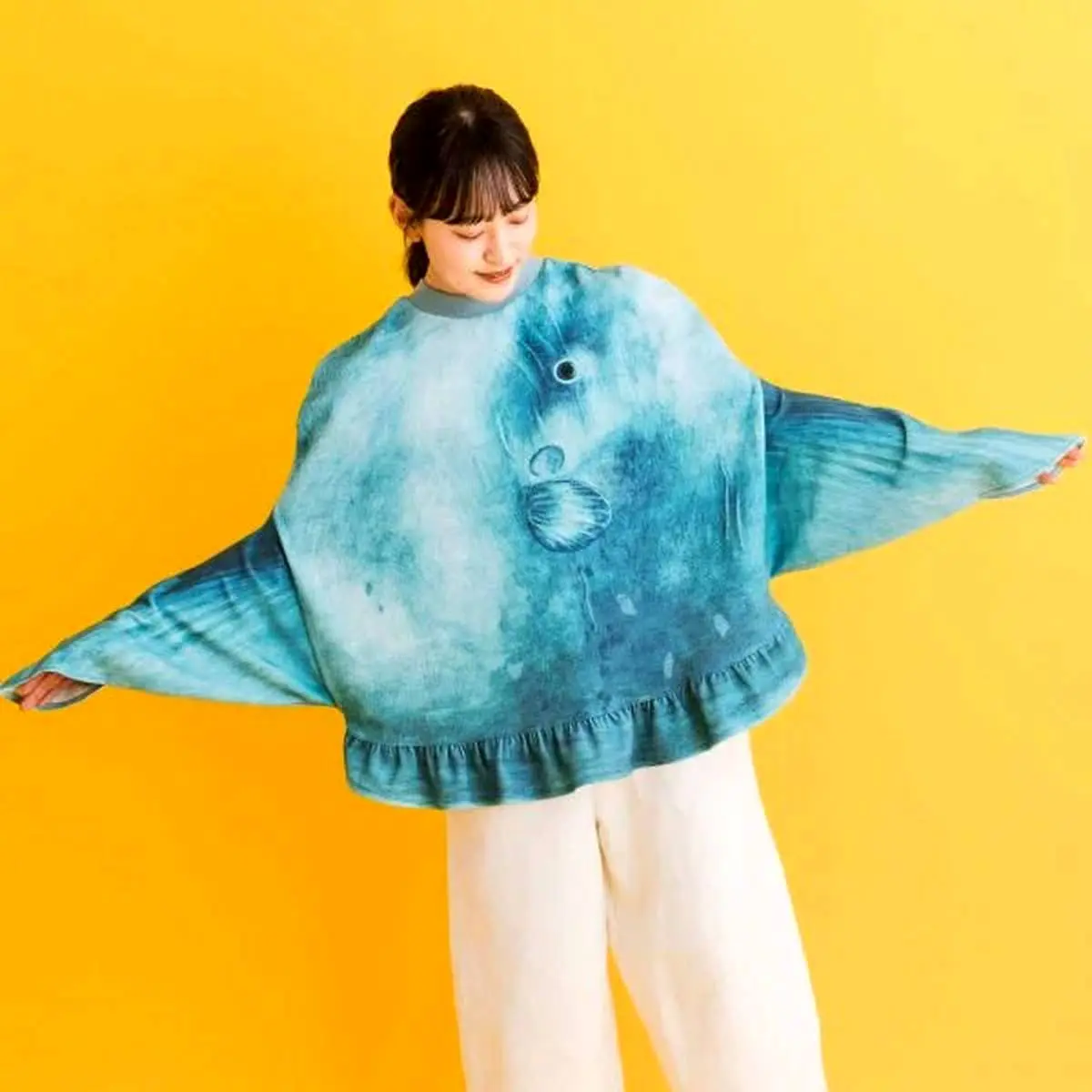 با این لباس به ماهی خورشیدی تبدیل می شوید!