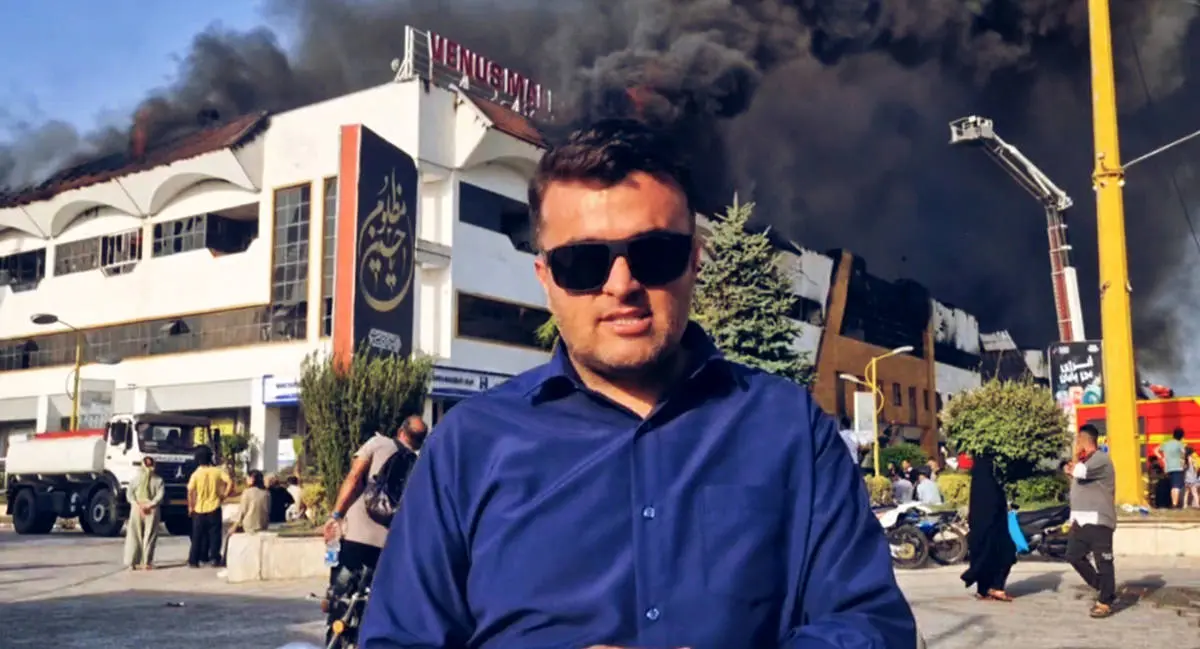 مهار شایعهها در دل شعلهها؛ کار جهادی مهدی کاظمیان سخنگوی منطقه آزاد انزلی