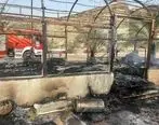 آتش‌سوزی مجموعه بومگردی دربلوچ در منطقه آزاد چابهار مهار شد
