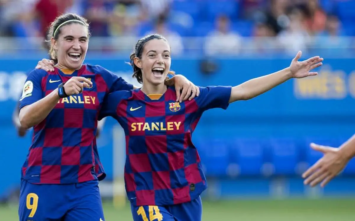 پیروزی بزرگ تیم زنان بارسلونا