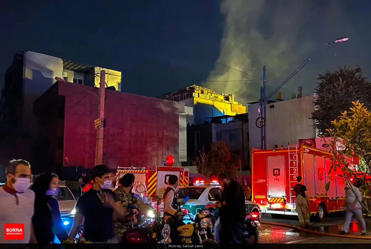 فیلم لورفته از لحظه وقوع انفجار در کلینیک شمال تهران + فیلم