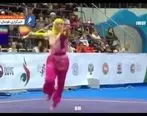 صداوسیما در اتفاقی کم سابقه، مسابقه زهرا کیانی بانوی ووشوکار را زنده پخش کرد/ فیلم