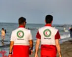 امدادرسانی به مسافران تابستانی در ساحل خزر