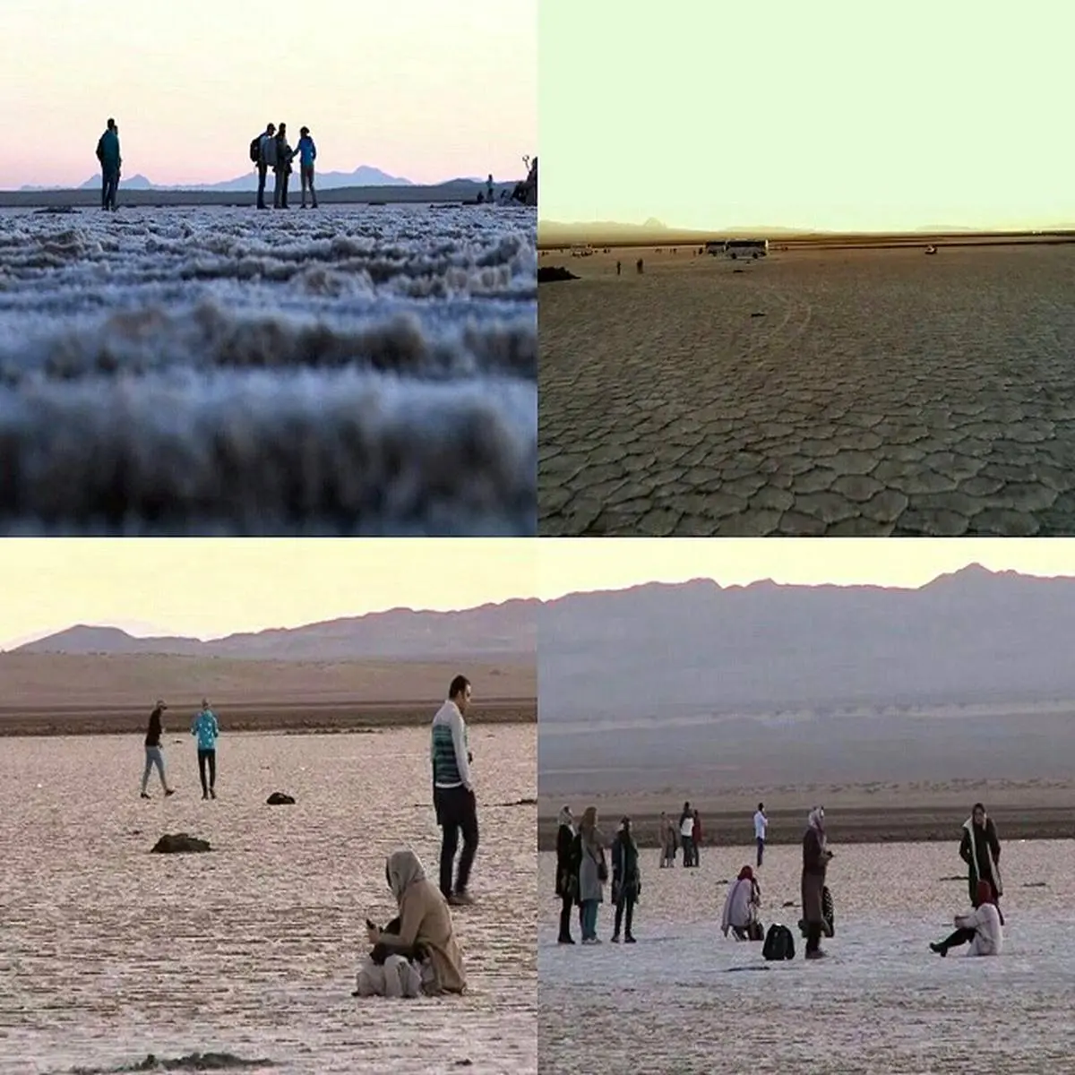 سالانه بیش از ۱۵۰ هزار نفر گردشگر و مسافر از دریاچه نمک خوروبیابانک دیدن می‌کنند