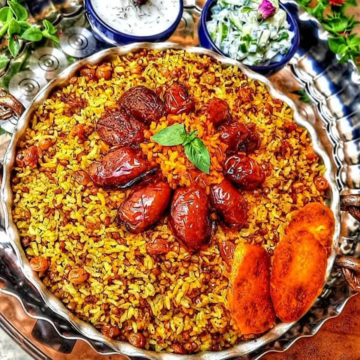 طرز تهیه عدس پلو مجلسی و خوشمزه 