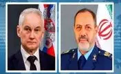 وزیران دفاع ایران و روسیه در مسکو ملاقات کردند