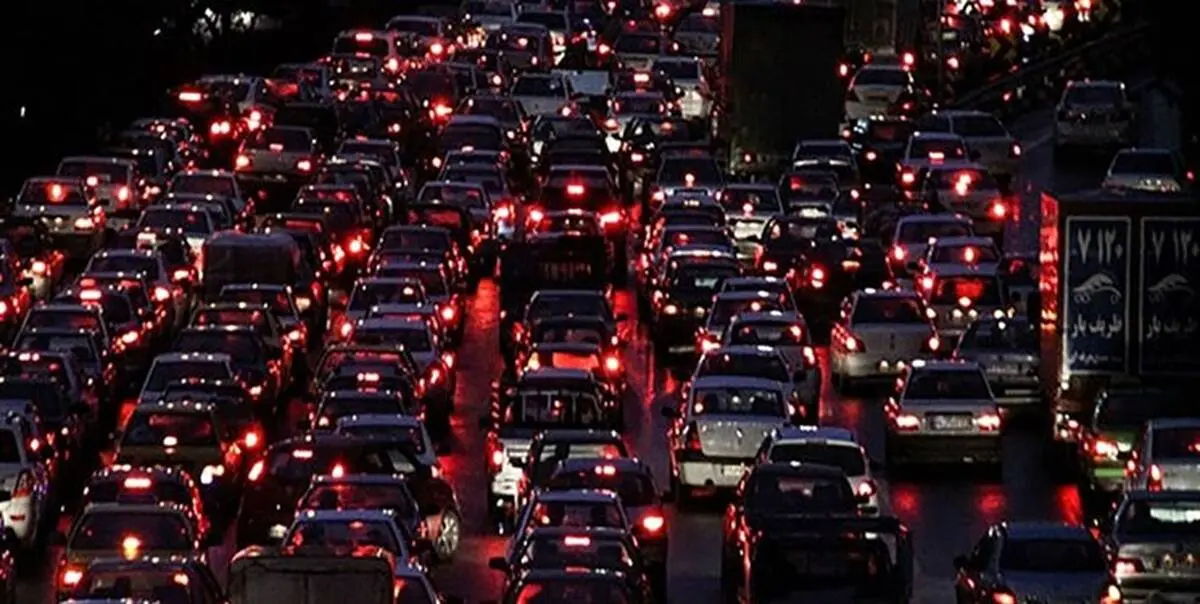 ترافیک فوق سنگین در ورودی‌ های شرقی تهران