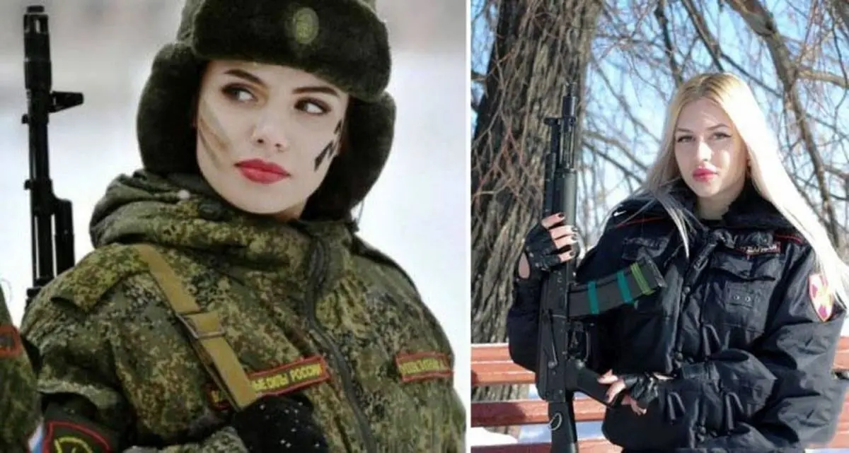 تصاویر/ ملکه زیبایی گارد ملی روسیه