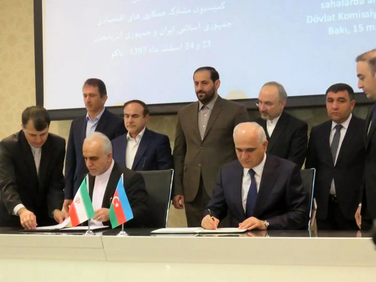 امضای سه سند همکاری اقتصادی مهم میان ایران و جمهوری آذربایجان
