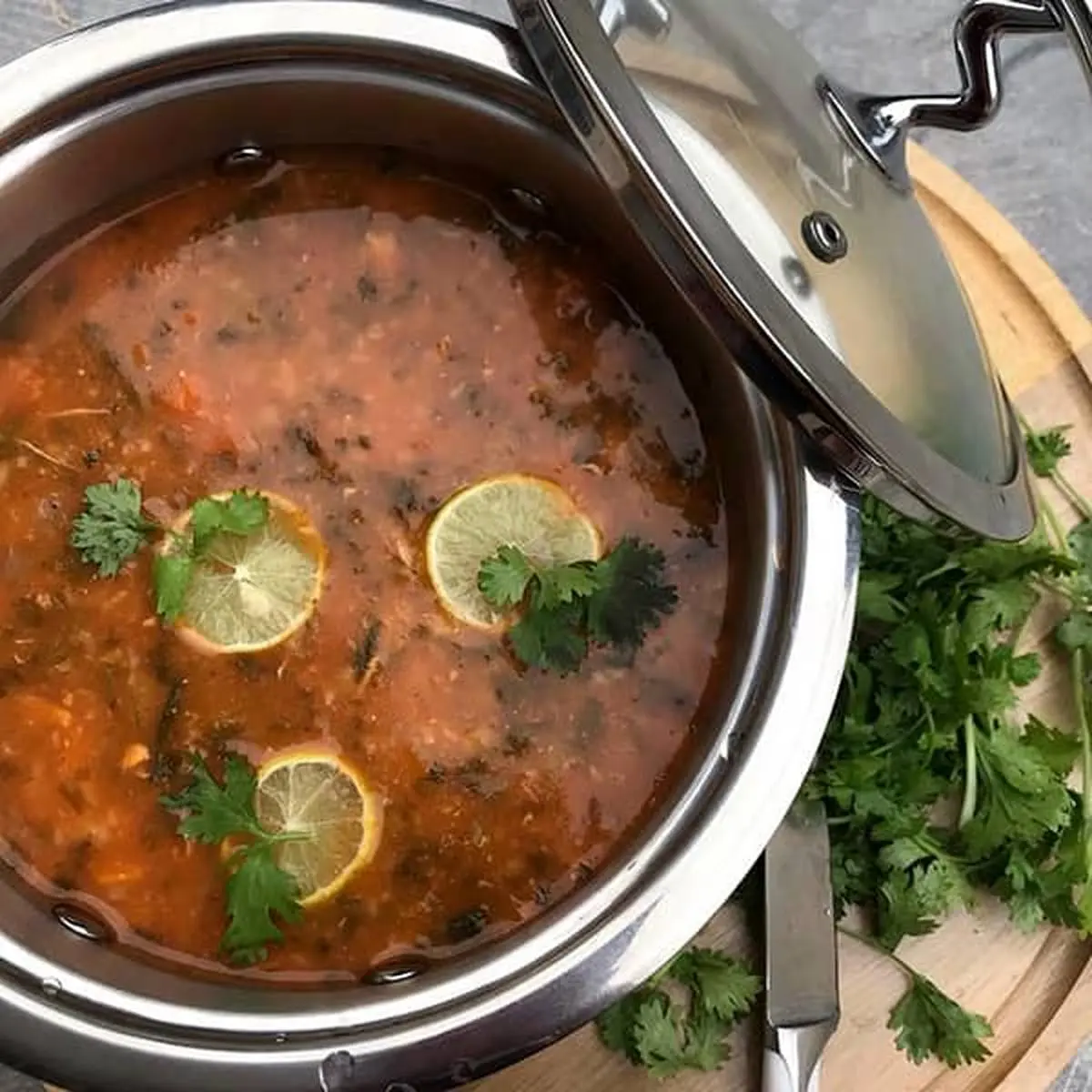 ( ویدیو) سریع یک سوپ مرغ و سبزیجات  درست کن 