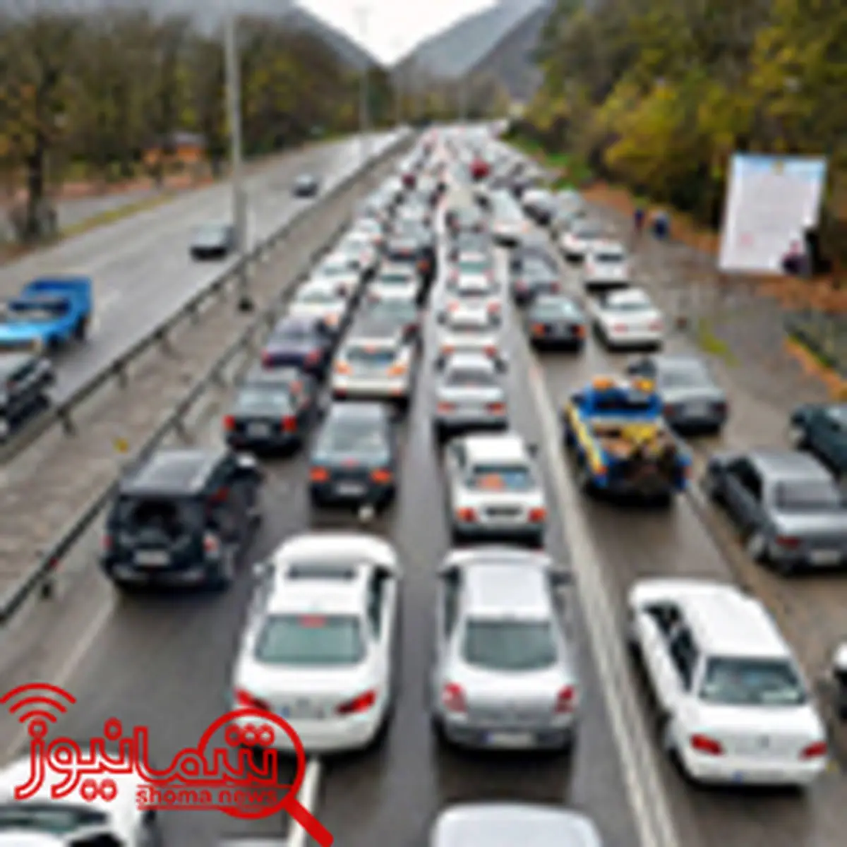 ترافیک در محورهای منتهی به تهران