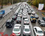 ترافیک در محورهای منتهی به تهران