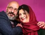 (ویدئو) بوسه امیر جعفری به پیشانی همسرش در یک سریال ایرانی