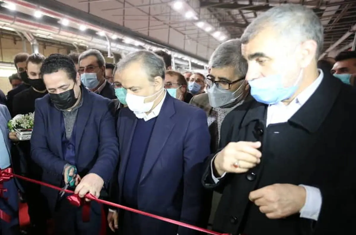 افتتاح واحد تولیدی ریسندگی و بافندگی در شهرک صنعتی ۲ اردبیل توسط وزیر صمت