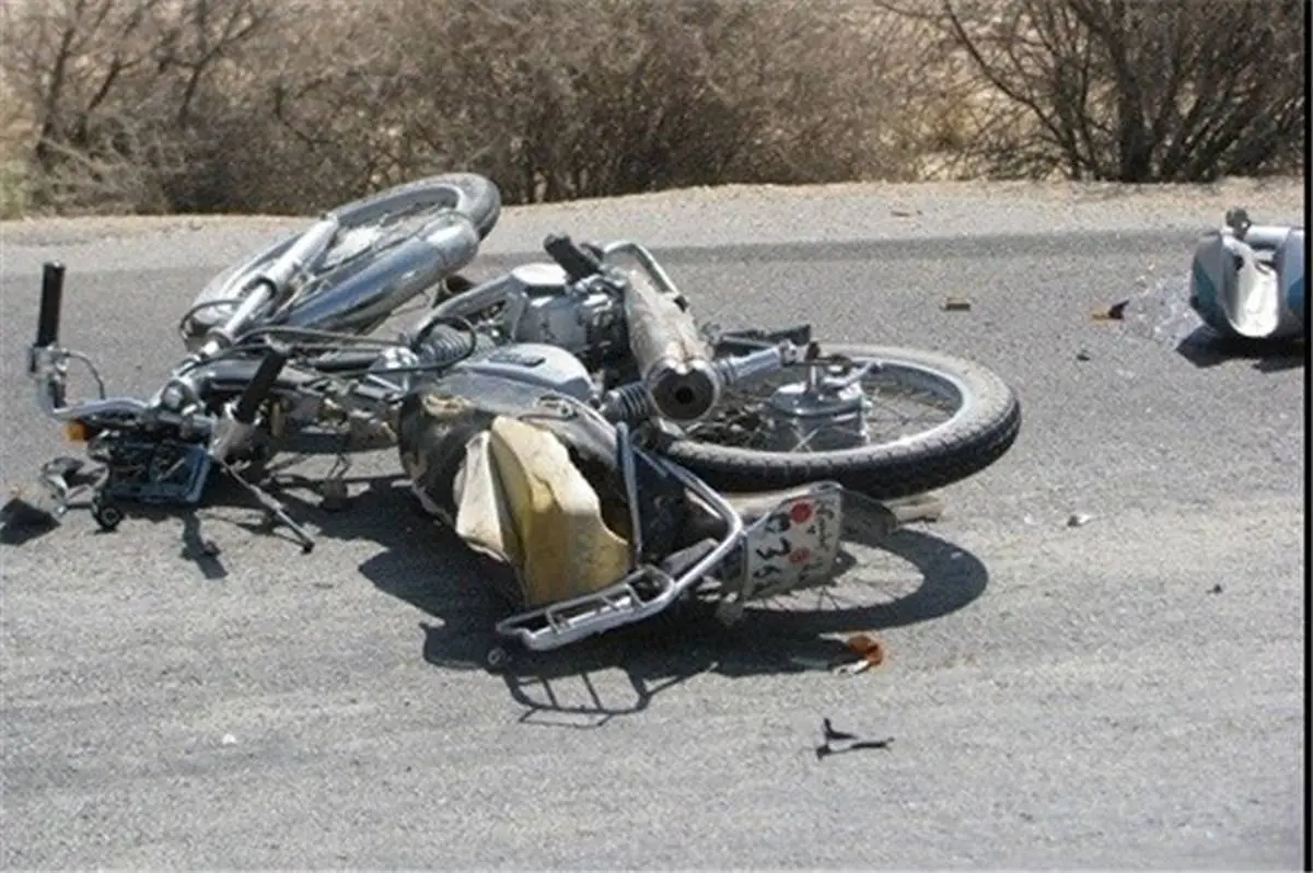 کشته شدن زوجی در تصادف موتور سیکلت با کامیون + جزئیات و عکس