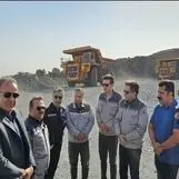 بازدید مدیرعامل شرکت اپال کانی پارس و سرپرست مدیریت عامل پارس فولاد سبزوار از معادن سنگان