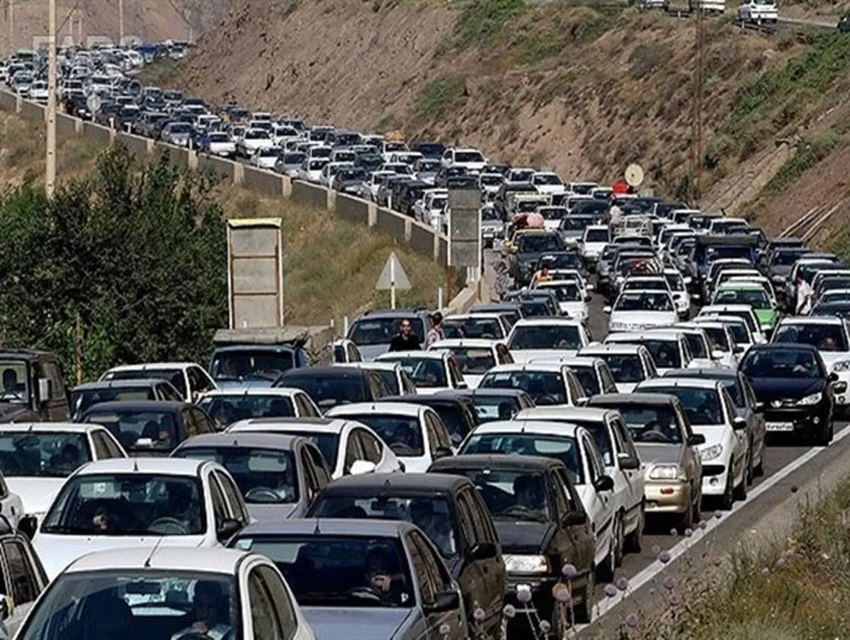 ترافیک پرحجم در محور‌های هراز و فیروزکوه