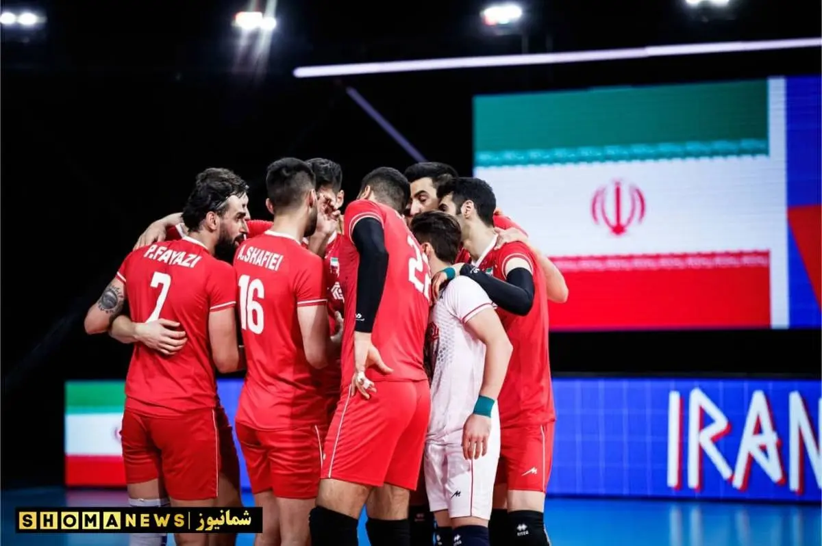 زمان دیدار تیم ملی والیبال ایران و فرانسه