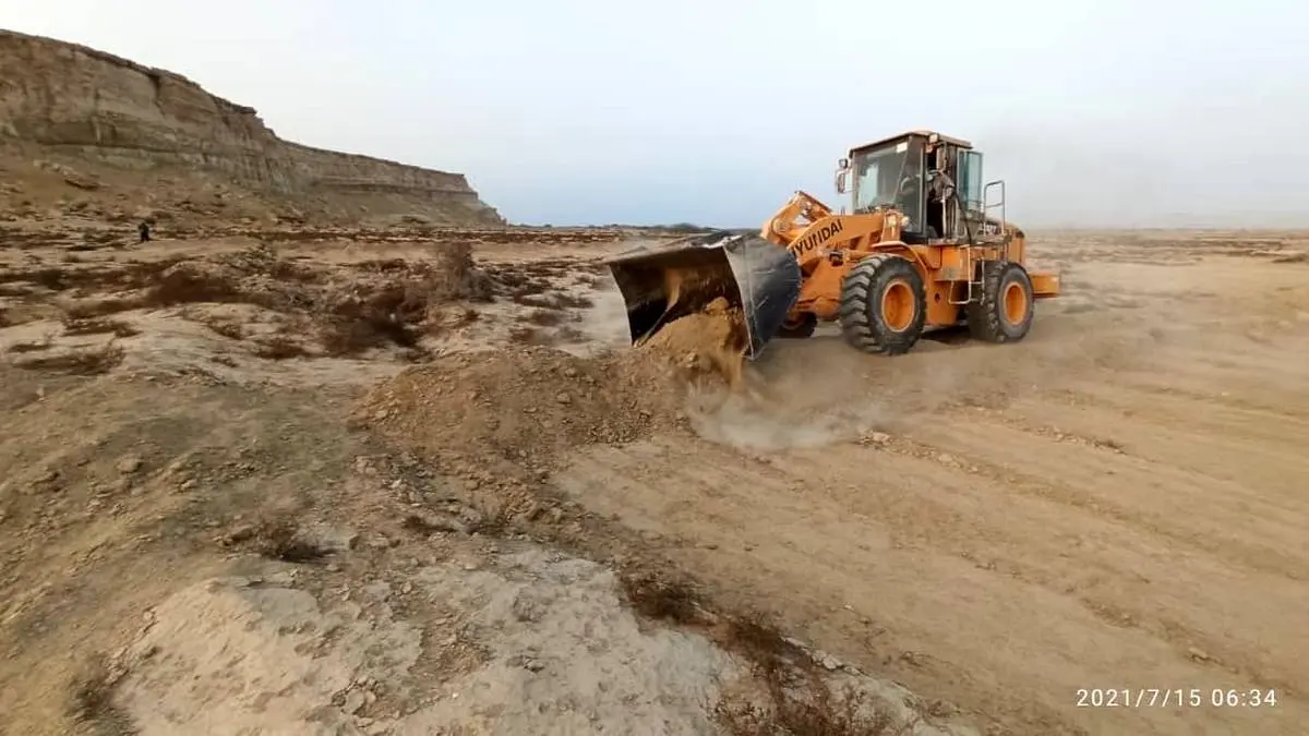 14هزار مترمربع اراضی خالصه دولتی در روستای ریگو قشم رفع تصرف شد
