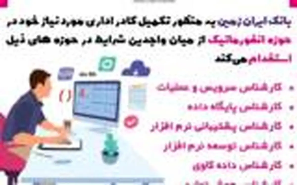 استخدام در بانک ایران زمین