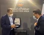 غرفه سازمان منطقه آزاد قشم یکی از غرفه های برتر نمایشگاه کیش شد
