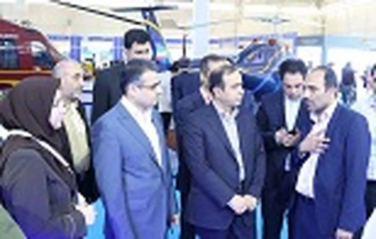 بازدید مدیرعامل بیمه ایران از نمایشگاه بین المللی حمل و نقل هوایی