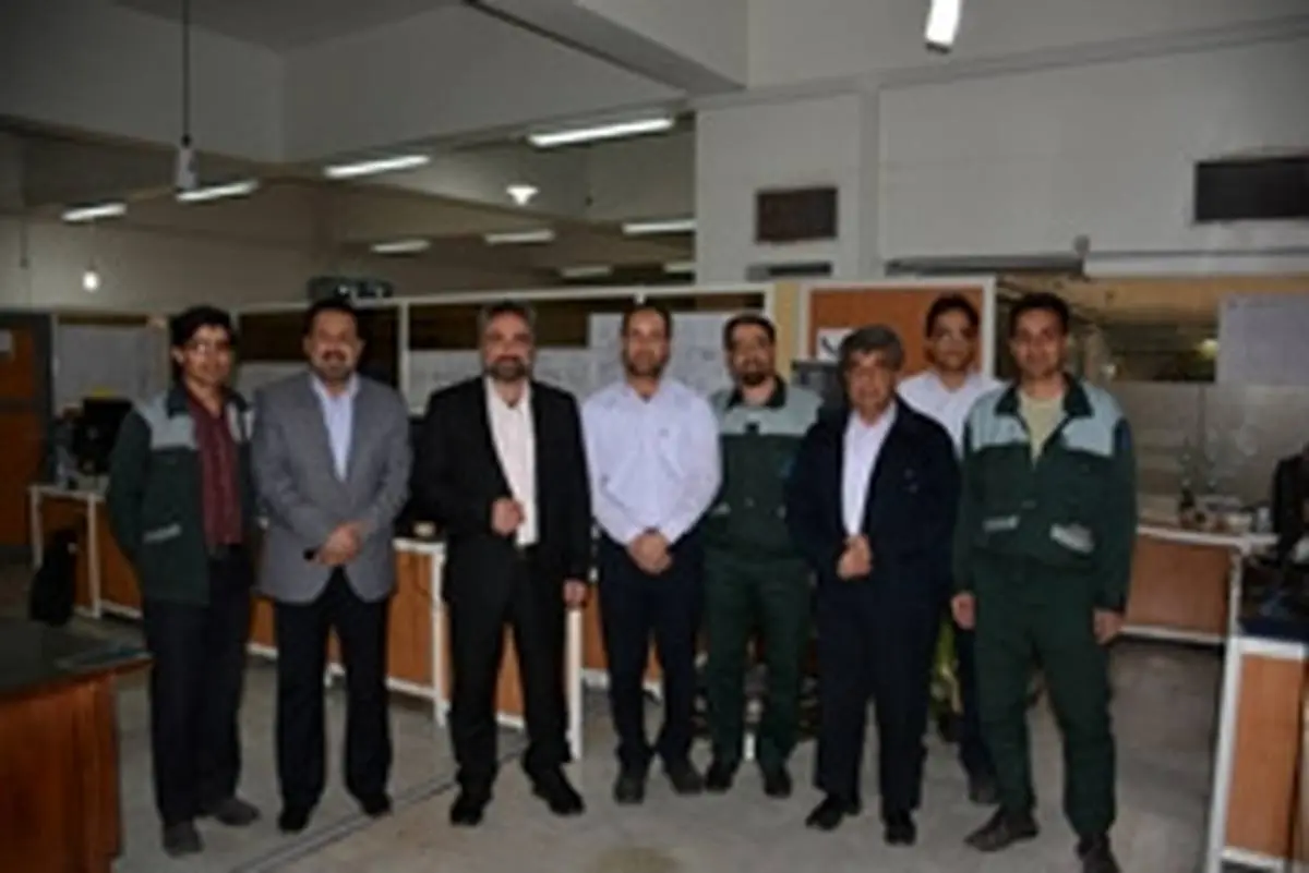 بازدید نوروزی مدیر عامل به همراه همکاران واحد‌های مختلف شرکت فولادآلیاژی ایران