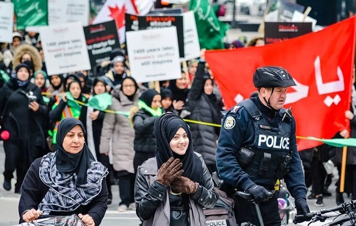 راهپیمایی اربعین در کانادا/ تصاویر