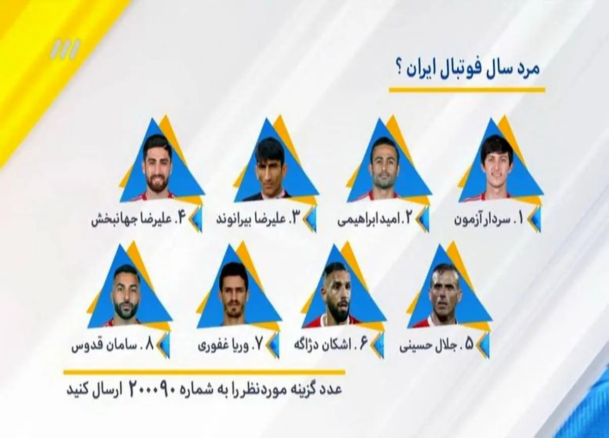 مرد سال فوتبال ایران مشخص شد