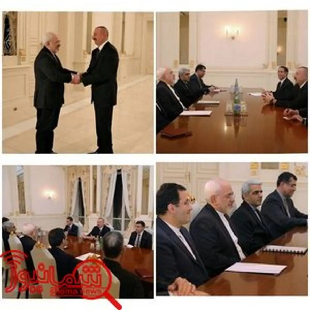 رایزنی ظریف با رییس‌جمهور آذربایجان درباره مسائل منطقه