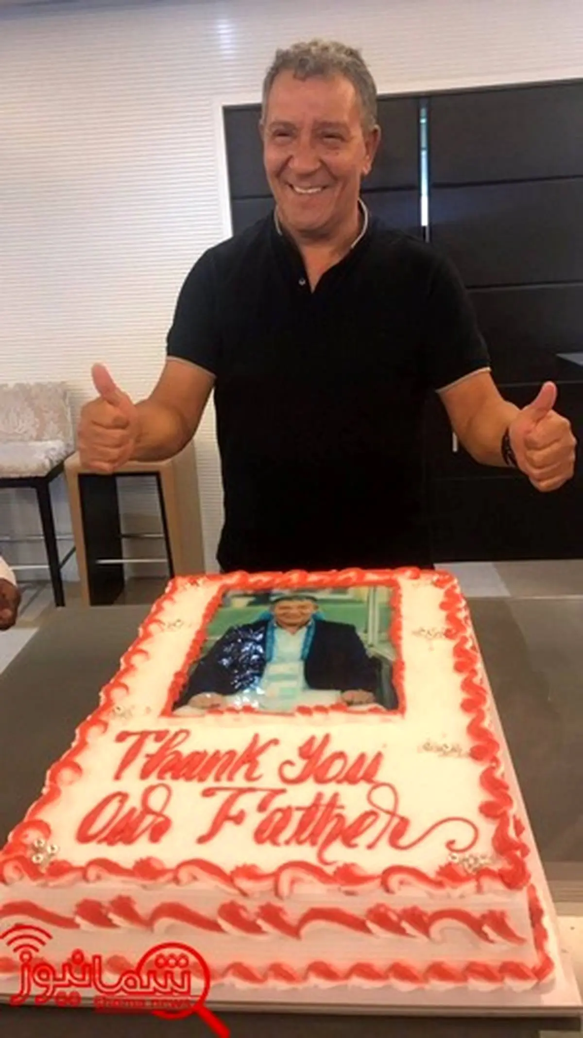 تن کاته کیک خداحافظی از الجزیره را برید (عکس)