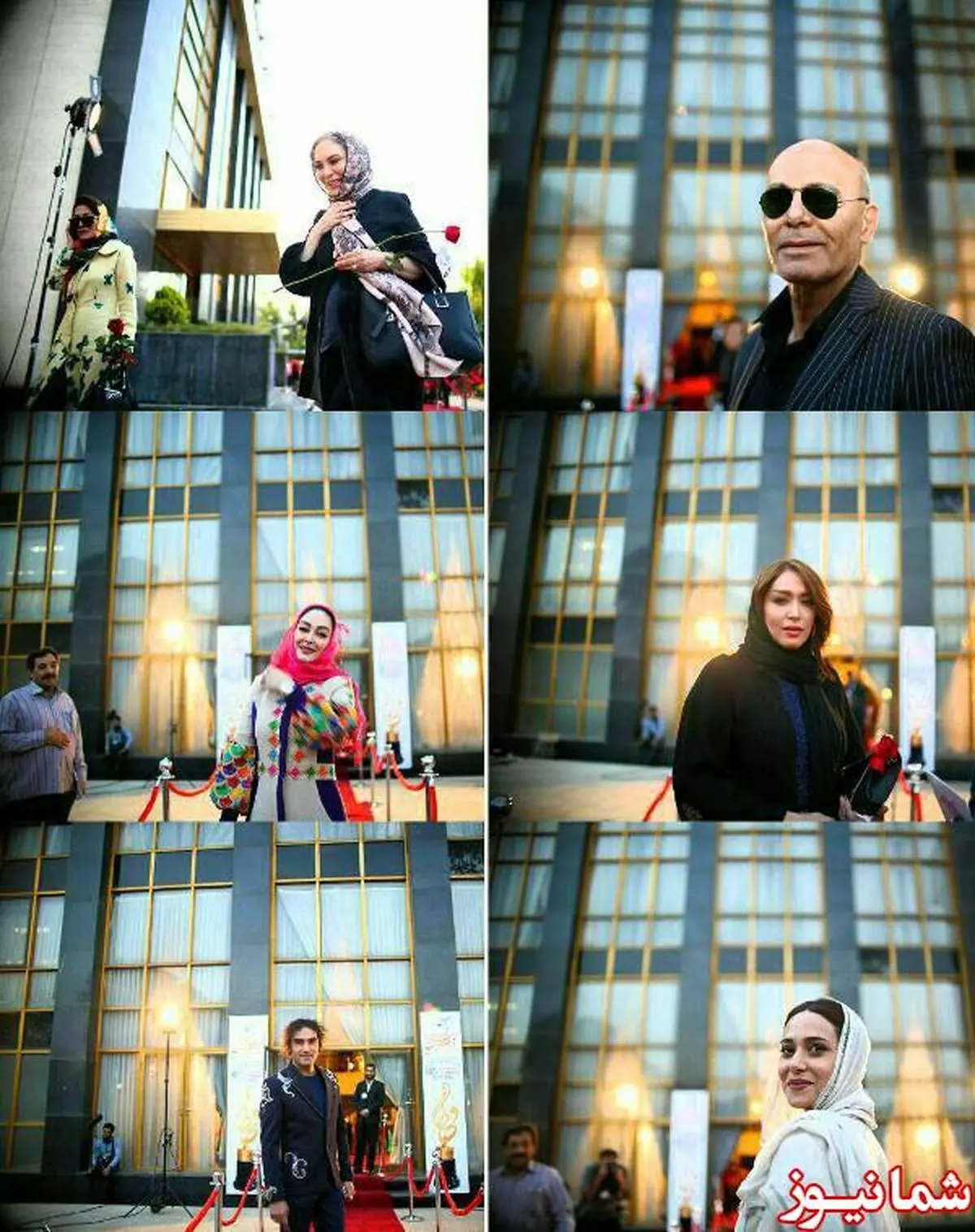 تصاویر بازیگران در جشن حافظ