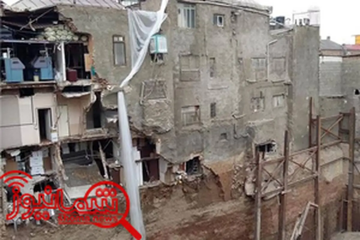 تخریب ساختمان مسکونی در خیابان کمیل / جان باختن یک پیرزن 70 ساله