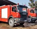 افزوده شدن دو دستگاه کامیون مجهز به‌ ناوگان آتش‌ نشانی شرکت فولاد خوزستان
