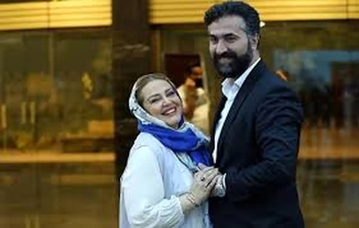 بهاره رهنما و همسرش در جشن حافظ