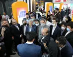 بازدید مدیران بیمه مرکزی از غرفه بانک ملی ایران در نمایشگاه بانک، بورس و بیمه