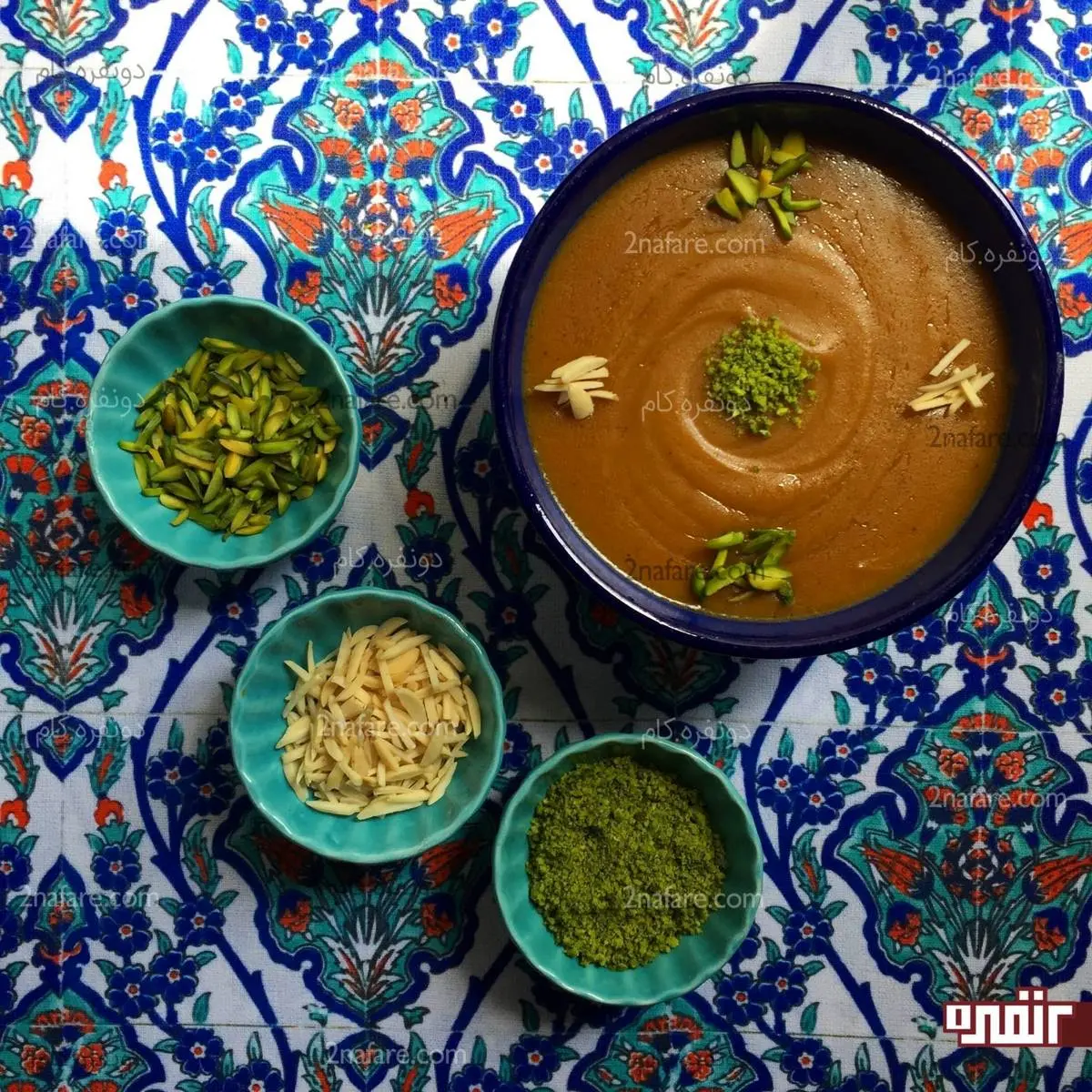 طرز تهیه کاچی کرمانی (آب روغنو) سالم و مقوی با ادویه مخصوص 