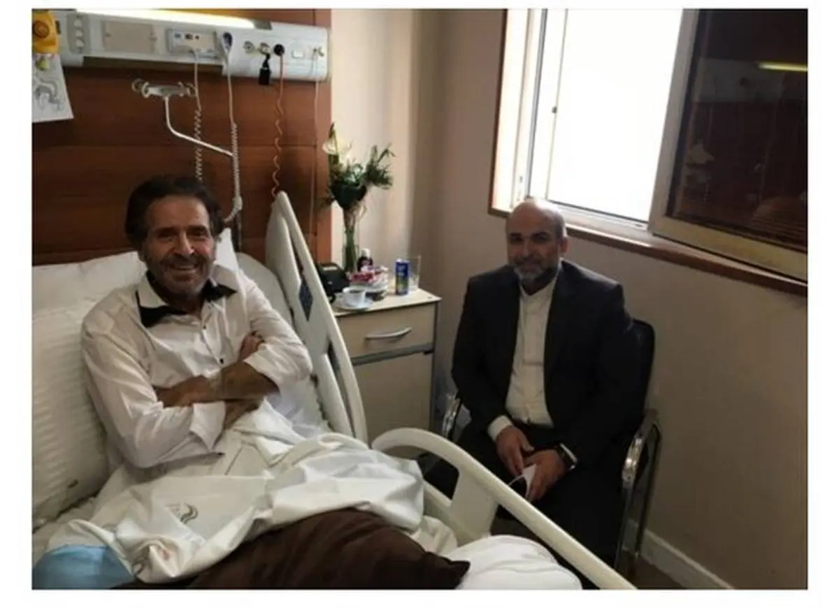 آخرین تصویر از ابوالفضل پورعرب در بیمارستان | ابوالفضل پورعرب لبخند زد