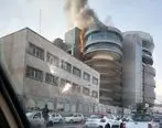 ببینید | اولین فیلم هولناک از آتش گرفتن ساختمان لیدوما | کافه لیدوما تخلیه شد