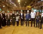 بازدید رییس مرکز ساخت داخل، ماشین سازی و تجهیزات وزارت صمت از شرکت فولاد خوزستان