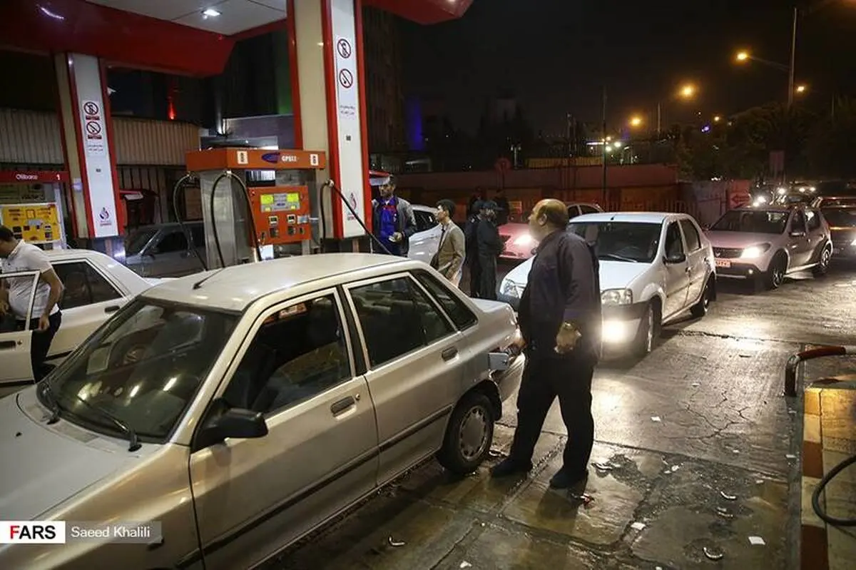 وضعیت جایگاه‌های بنزین در نقاط مختلف تهران + فیلم